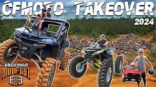 We went to the BIGGEST CFMOTO Event in the World! Backyard Mudfest - Team MSC's CFMOTO Takeover 2024