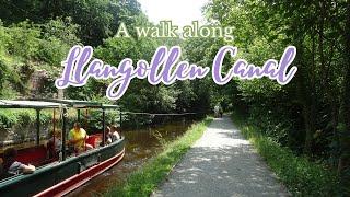 Walking along the Llangollen canal + pizza at the Chainbridge Hotel