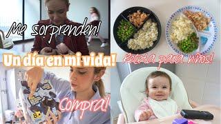 Un DÍA en mi VIDA‍|Mamá de 3 niños|COMPRA semanal MERCADONA|RECETA para NIÑOS|