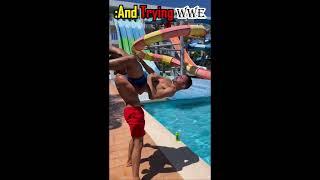 Brothers Again Trying WWE Moves #viral #youtube #shorts #trending #explore #india #wwe  #romanreign