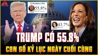 KẾT QUẢ BẦU CỬ MỸ: Trump LẬP CON SỐ KỶ LỤC 55.8%, Harris có chịu GIƠ 2 TAY XIN HÀNG? | AP DISCOVERY