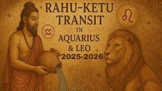 Rahu & Ketu Transit In Aquarius Leo Axis 2025-2026, From Spotlight To Soulpath 