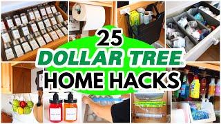 25 LIFE CHANGING Dollar Tree Organizing Hacks (high-end organization & storage ideas)