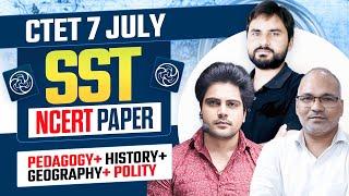 CTET 7 JULY 2024 SOCIAL SCIENCE by Sachin Academy live 4pm