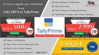 TallyPrime Bridge Course for TallyACE Students by Pawan Sir - TallyGURU
