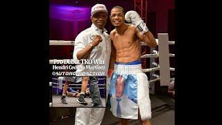 Kenny Porter's fighter Hendri "La Bazuca" Cedeno Martinez Pro Debut TKO victory 1st round