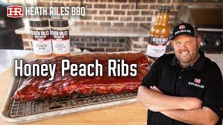 Honey Peach St. Louis Style Ribs on the Traeger Ironwood 885 | Heath Riles BBQ