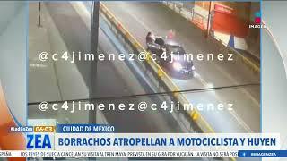 Jóvenes arrollan y matan a un motociclista en la CDMX | Noticias con Francisco Zea