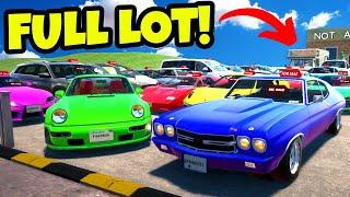 Making MILLIONS Selling a FULL LOT of Cars in Car For Sale Simulator 2023!