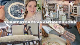 Thrift Stores Versus Antique Shops | What's the Difference? | Vintage Home Decorating