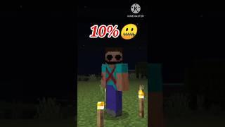 Minecraft wellerman Edit: Steve transfomation 10%#shorts