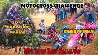 Elced "BABY LION" Mañigo| Kimboy Pineda at Dodong Bandigan Nagpasiklaban sa Motocross Brgy KALIGUTAN