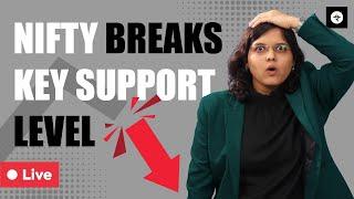 Why is market falling today? | Next support? | CA Rachana Ranade