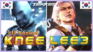 Tekken 8 ▰ Knee (#15 Dragunov) Vs Lee3 (Lee) ▰ Ranked Matches