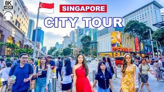 Singapore City Tour | A Tour Of The World Cleanest City | Travel Video 4K ️