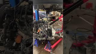 Who pulls a transmission like this Acadia and traverse #automobile #car #mechanic