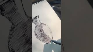 How to draw a pot ? With pen #shorts