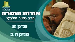 אורות התורה היומי | פרק א פסקה ב | הרב מאיר הילביץ'