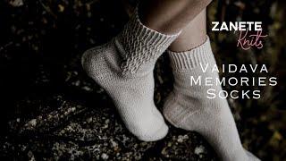 Pattern deep-dive: Vaidava Memories Socks by Zanete Knits