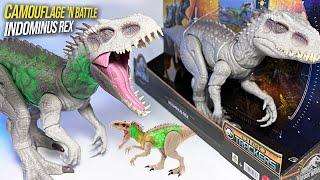 NEW Camouflage and Battle Indominus Rex! Jurassic World Dinosaurs Collection