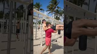 POV: Gym employee on the beach #trendingshorts #gym #fitness #funny #comedy