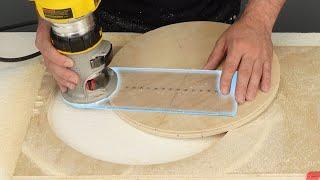 Making a router circle cutting jig - DIY