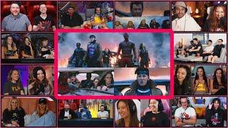 YouTubers React To DEADPOOL & OTHERS Arrive At NOVA’s Base | Deadpool And Wolverine Reactions Mashup