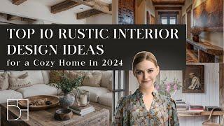 Top 10 Rustic Interior Design Ideas for a Cozy Home in 2024