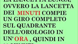 "Come si leggono i minuti?" - L'OROLOGIO #Didatticaadistanza