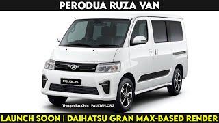 Perodua Ruza Van | Daihatsu Gran Max-Based Rendering | Launch ?