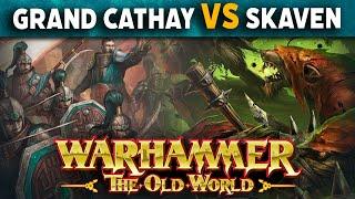 Armies of Grand Cathay vs Skaven - Warhammer The Old World Battle Report