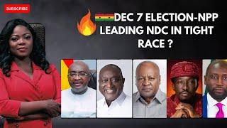 NPP is Leading NDC in Tight Race For The Presidency But...