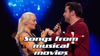 Songs we LOVE from musical movies | The Voice Norway | season 6-9 | Compilation