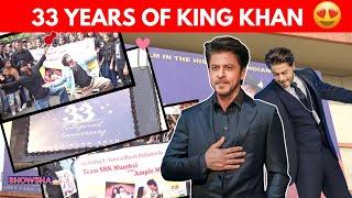 Shah Rukh Khan's Fan Club Celebrates 33 Glorious Years Of The Icon | WATCH