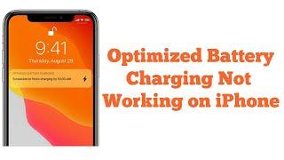 iOS 16 Optimized Battery Charging Not Working on iPhone - Fixed
