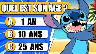 Quel est LE VRAI ÂGE de tes PERSONNAGES PRÉFÉRÉS ? ⭐ | Quiz Animation  | Stitch, Vaiana, Walle-E..