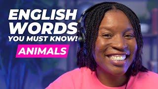 TOPICAL ENGLISH VOCABULARY | ENGLISH WORDS ABOUT ANIMALS