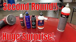 Round 2! Huge Surprise! Cutting Compound Comparison Apex Detail Style!