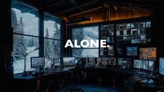 ALONE: Endless Winter Outpost | Dark Ambient Focus Music 4K