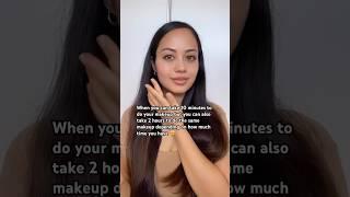 Makeup in 2 hours & 10 minutes #makeup #beautytips