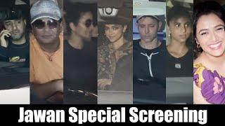 Jawan Screening - Shahrukh Khan, Katrina Kaif, Deepika, Hrithik Roshan, Girija Oak & Others