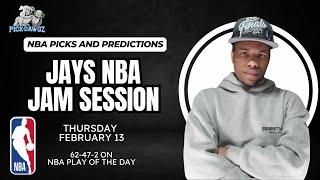 NBA Picks & Predictions Thursday 2/13/25 | Jay's NBA Jam Session