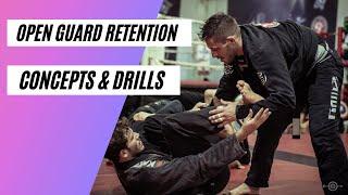 Never Let Your Guard Passed! || Open Guard Retention Drills & Concepts