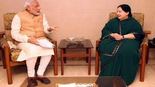 PM Modi Meets Jayalalithaa Over Lunch at Her Residence - Modi's Chennai Trip Round Up