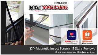 First Magicseal - (Customer Reviews) DIY Magnetic Insect Screen Jaring Nyamuk 蚊网纱窗