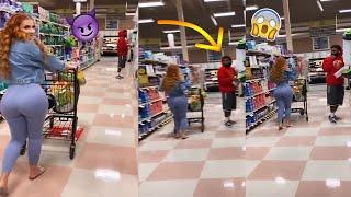 Mira la broma que hizo la modelo AMANDA NICOLE en el supermercado  I Bichotaz