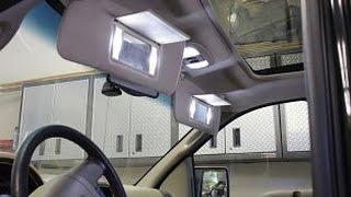 How to install Ford F150 04-08 LED interior map bulbs