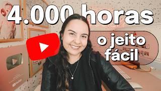 O *Jeito Fácil* De Conseguir 4 Mil Horas De Exibição No YouTube