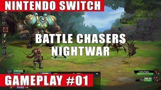 Battle Chasers: Nightwar Nintendo Switch Gameplay #1 (Harm's Way, Strange Campsite)