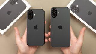 iPhone 16 & 16 Plus | Black - Unboxing & Impressions (with 15 & 15 Plus Comparison)